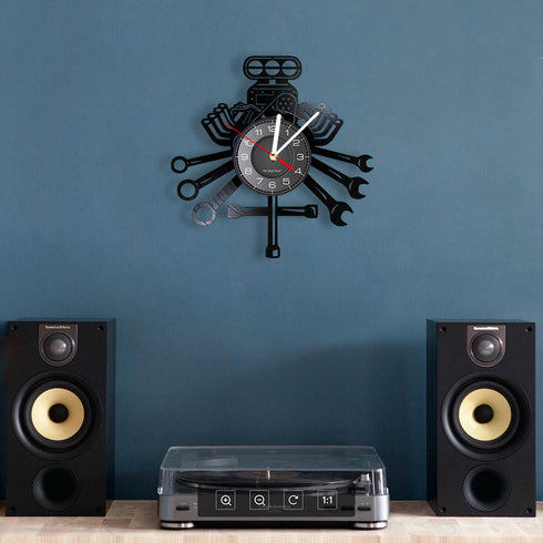 Gramophone Record Wall Clock