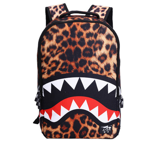 Cool Shark Laminated School Bag