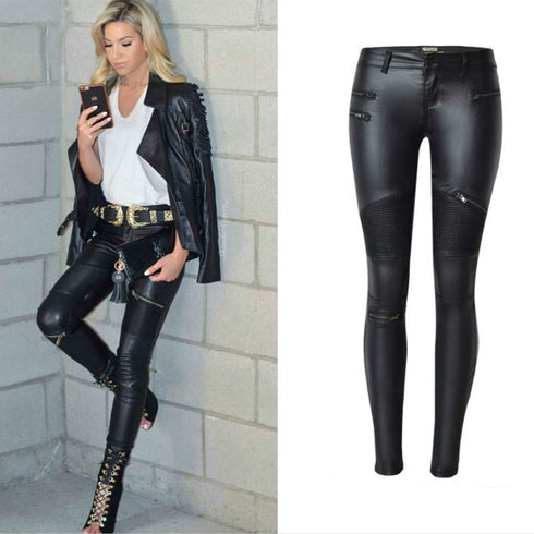 Skin Fit Leather pants