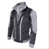 Men Fashion Multi Layer Collared Jacket