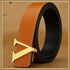 "V" Letter belt men