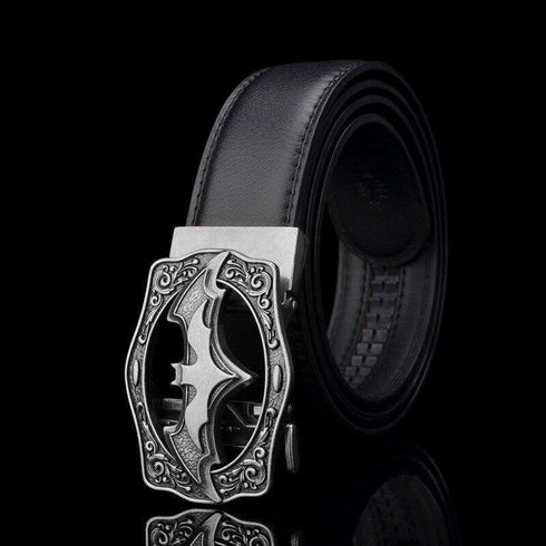 Men's Casual Bat Buckle Belt Antique