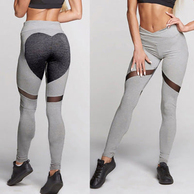 Women's Peach Heart Leggings