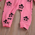 Toddlers Long sleeve panda print Jumpsuit