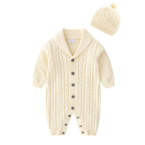Babies Cotton knit Jumpsuit