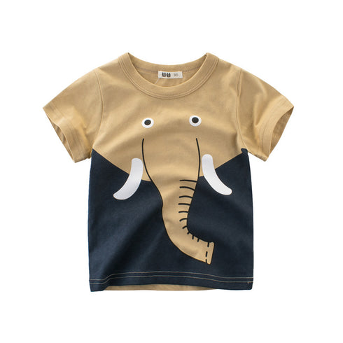 Toddler's Cool Lion Printed T-shirts