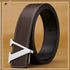"V" Letter belt men