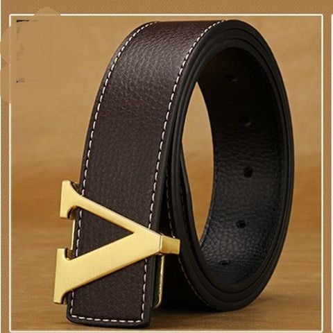 "V" Letter belt men