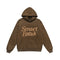 Flocking Embroidery Letters Plus Velvet Thickened Hoodie
