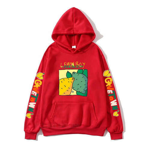Cavetown Lemon Boy Cartoon Print Hoodies