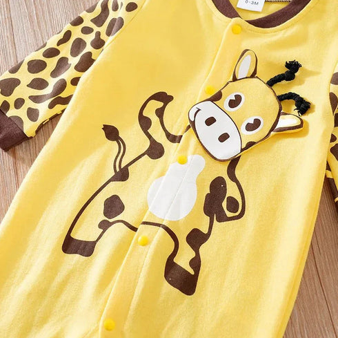Baby Giraffe Jumpsuit For Babies