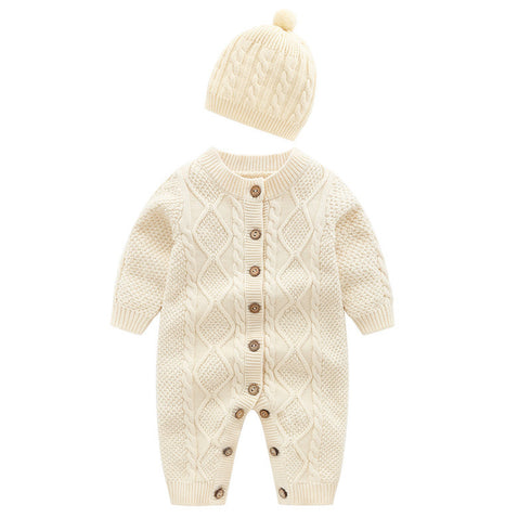 Babies Cotton knit Jumpsuit