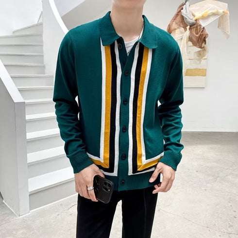 Men's Early Autumn Cardigan Sweater
