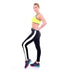 Women's White Side Strip leggings