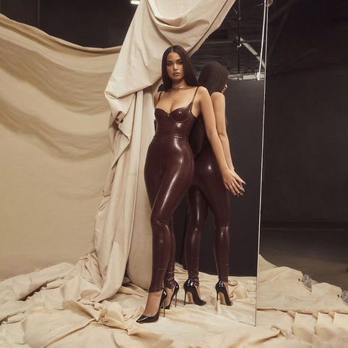 Leather High Waist Pants