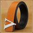 "V" Letter belt men