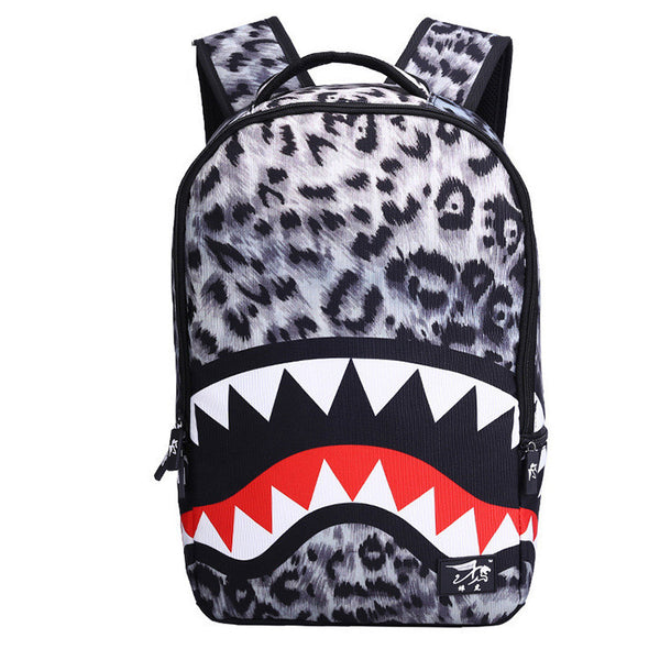 Cool Shark Laminated School Bag