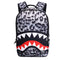 Cool Shark Laminated School Bag