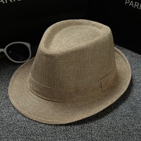 Solid color small Jazz hat