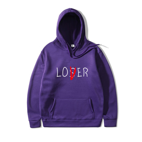 Lover Printed Men Hoodie