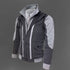 Men Fashion Multi Layer Collared Jacket