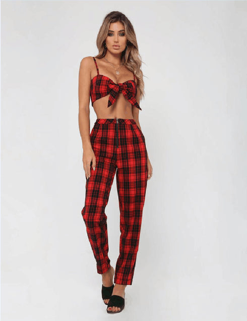 Women's Checked Leggings