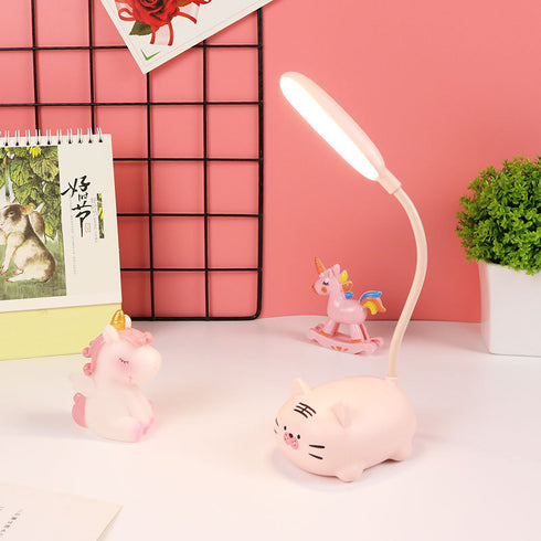 Girl heart led table lamp