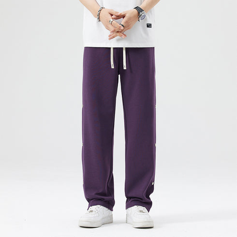 Men Loose Breathable Harem Knitted Pants