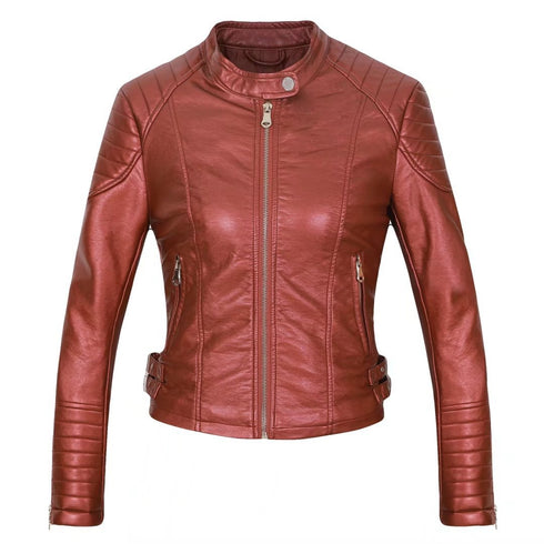 Ladies Motorcycle leather jacket