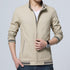 Men Washed Pure Cotton Brand-Clothing Jackets