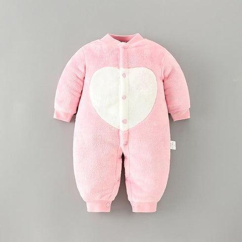 Baby flannel Warm jumpsuit