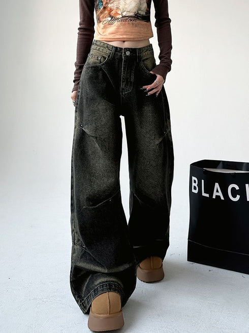 Women's Wide Leg High Waist Trousers