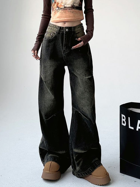 Women's Wide Leg High Waist Trousers