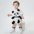 Leisure Short Sleeved Romper Three-dimensional Panda