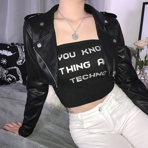 Locomotive Short Leather jacket