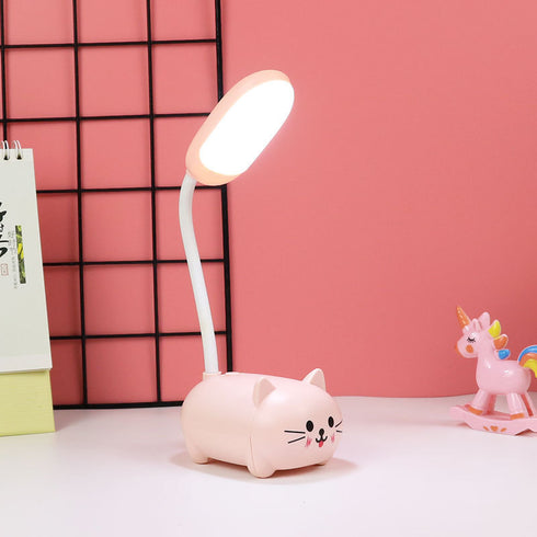 Girl heart led table lamp