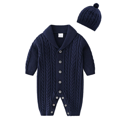 Babies Cotton knit Jumpsuit