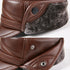 Men's Thick Warm Leather Cap