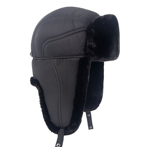Velvet Thick Warm And Windproof Hat with Ear Protection