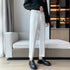 Draping Cropped Small Suit Pants