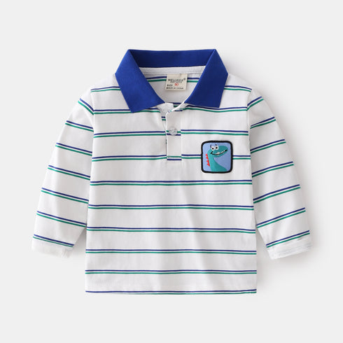 Cute School Boy Long Sleeve Shirt