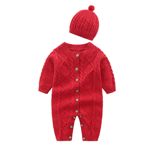Babies Cotton knit Jumpsuit