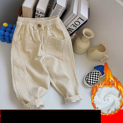 Children's Cotton Corduroy Trousers