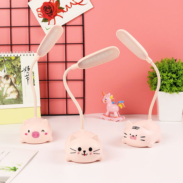 Girl heart led table lamp