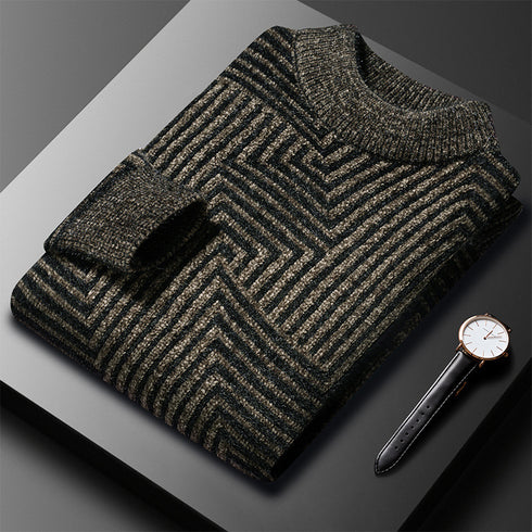 Men's Knitted Thickened Chenille Warm Sweater