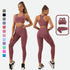 Seamless  High Waist Leggings and Crop Top Yoga Set