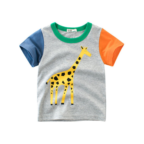Toddler's Cool Lion Printed T-shirts