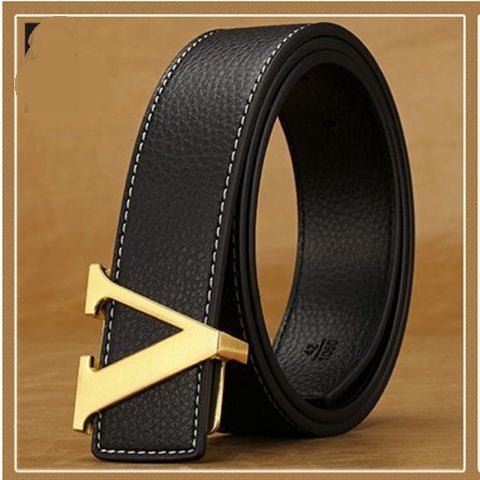 "V" Letter belt men