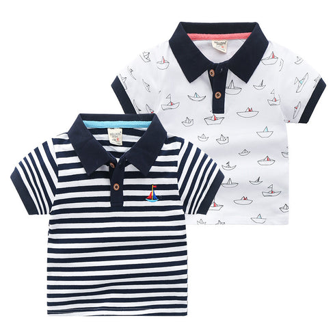 Children's Short-sleeved Polo T-shirt