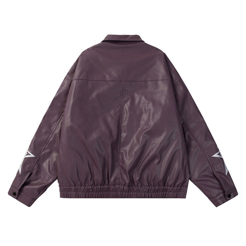 American Motorcycle Leather Jacket Men